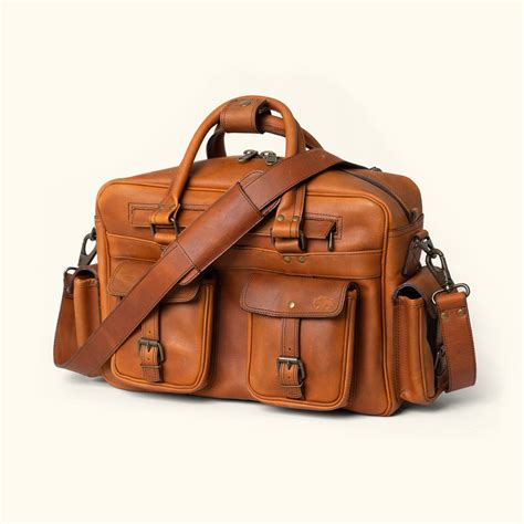 buffalo leather pilot bag.